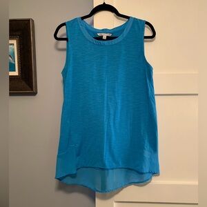 Adrienne Vittadini Vibrant Blue Tank Top